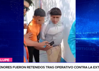 Dos menores fueron retenidos tras operativo contra la extorsión