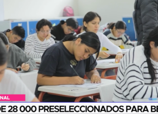 Más de 28 000 preseleccionados para beca 18