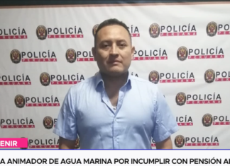 Detienen a animador de agua marina por incumplir con pensión alimenticia