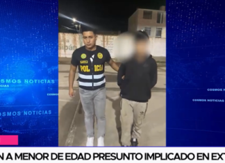 Retienen a un menor presunto implicado en extorsión