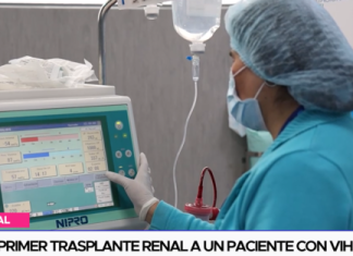 Primer trasplante renal a un paciente con VIH