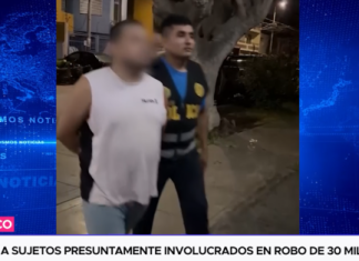 Capturan a sujetos presuntamente involucrados en robo de 30 mil dólares