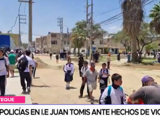 Exigen policías en I.E. Juan Tomis ante hechos de violencia