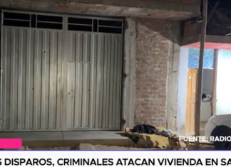 De tres disparos, criminales atacan vivienda en San José