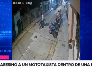 Sicario asesinó a un mototaxista dentro de una bodega