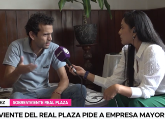 Sobreviviente del Real Plaza pide a empresa mayor interés
