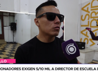 Extorsionadores exigen s/10 mil a director de escuela de baile