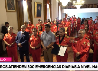 Bomberos atienden 300 emergencias diarias a nivel nacional