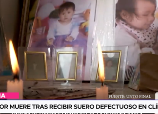 Menor muere tras recibir suero defectuoso en clínica