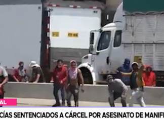 Dos policías sentenciados a cárcel por asesinato de manifestantes