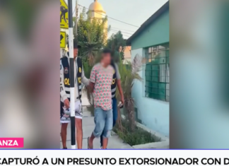La PNP capturó a un presunto extorsionador con dinamita