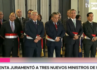 Presidenta juramentó a tres nuevos ministros de estado