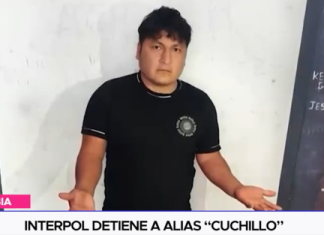 Interpol detienen a alias “cuchillo” en Colombia