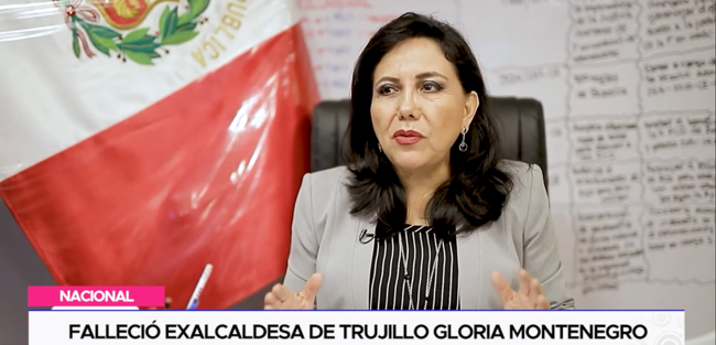Falleció exalcaldesa de Trujillo Gloria Montenegro