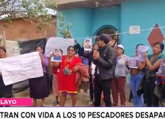Encuentran con vida a los 10 pescadores desaparecidos