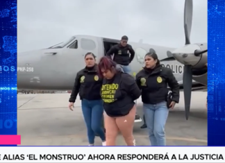 Pareja de alias “el monstruo” ahora responderá a la justicia peruana