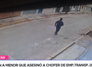 Detienen a menor que asesinó a chofer de emp. transp. Diez Ases