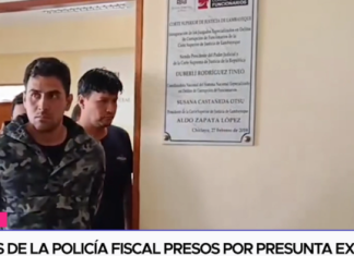 Agentes de la policía fiscal presos por presunta extorsión