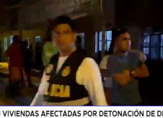 Cuatro viviendas afectadas por detonación de dinamita