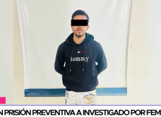 Dictan prisión preventiva a investigado por feminicidio