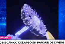 Juego mecánico colapsó en parque de diversiones