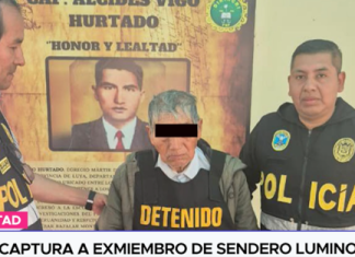 PNP captura a exmiembro de sendero luminoso
