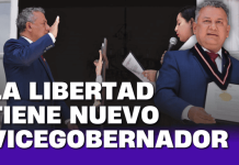 Ever Cadenillas juró como vicegobernador regional de La Libertad