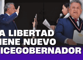 Ever Cadenillas juró como vicegobernador regional de La Libertad