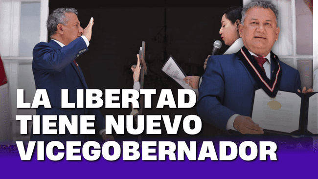 Ever Cadenillas juró como vicegobernador regional de La Libertad