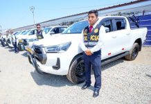 GORE ENTREGÓ 30 CAMIONETAS PARA FORTALECER EL SERVICIO DE INTELIGENCIA POLICIAL