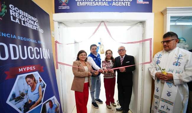 GORE INAUGURA CENTRO DE DESARROLLO EMPRESARIAL PARA IMPULSAR LA FORMALIZACIÓN Y COMPETITIVIDAD DE LAS MYPES