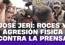 José Jerí: Roces y agresión física contra la prensa