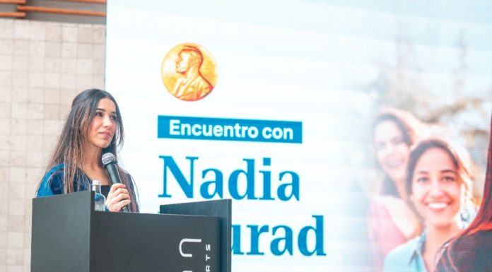Nadia Murad conmueve en Trujillo: un llamado a romper el silencio y transformar desde la educación