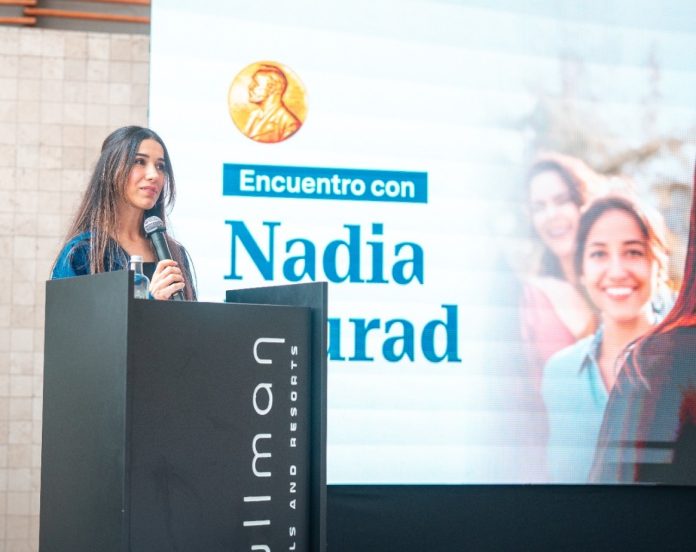 Nadia Murad conmueve en Trujillo un llamado a romper el silencio y transformar desde la educación
