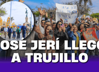 Presidente José Jerí participó del izamiento del Pabellón Nacional en Trujillo