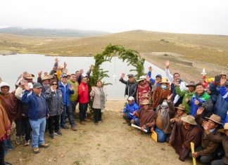2 mil familias agricultoras se beneficiarán con laguna artificial en Santiago de Chuco