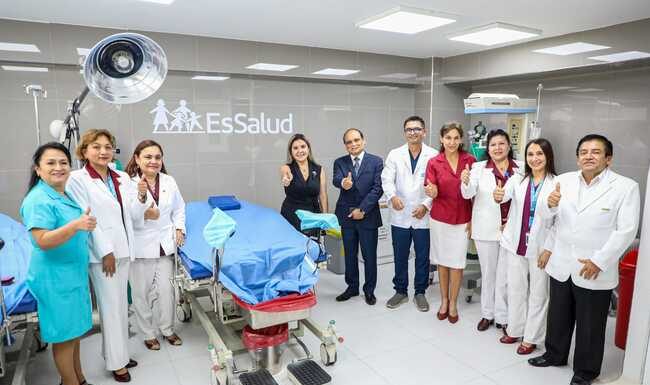 Hospital Albrecht de EsSalud La Libertad pone en funcionamiento moderno Centro Obstétrico en beneficio de gestantes y recién nacidos