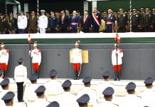 Presidente del Congreso participó en ceremonia de graduación de oficiales de Escuela Militar de Chorrillos